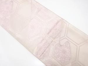 流水に華紋織り出し 袋帯